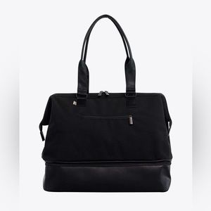Beis Weekender Convertible Black Bag
